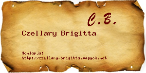 Czellary Brigitta névjegykártya